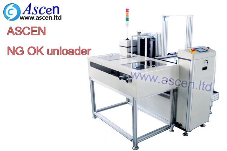 automatic SMT pcb NG unloader