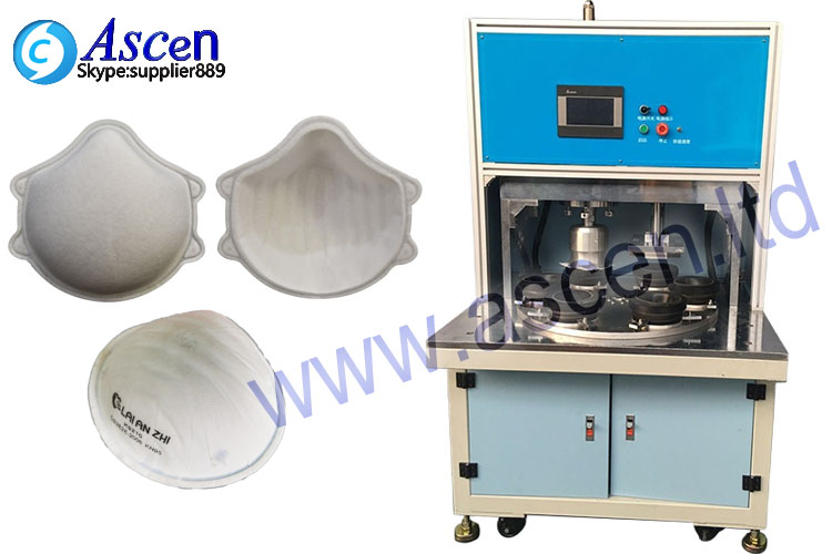 Cup styles mask ultrasonic welding cutting machine