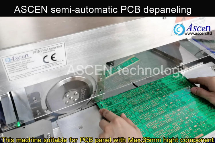 high precision simple manual PCB depaneling machine cutting tool