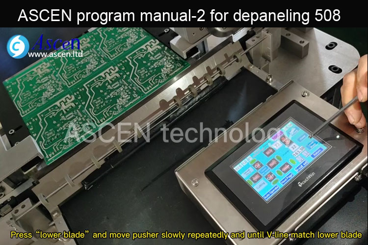 <b>ASCEN PCB depaneling service manual 2 for Automated Stress-Free PCB Panel Separation Machine</b>