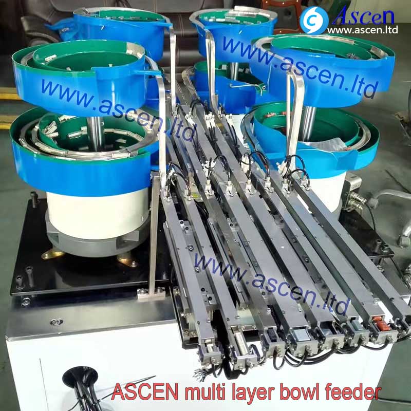 Multi track vibratory feeder bowl