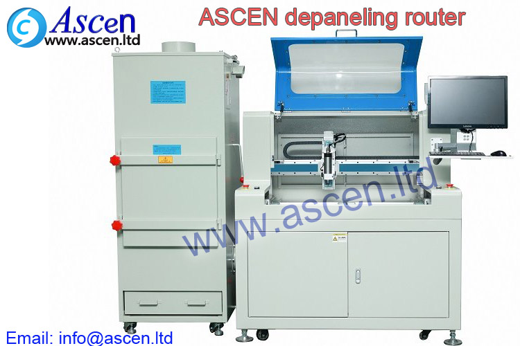 autoamtic PCB programming depaneling router