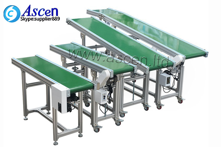 roller sliding belt conveyor