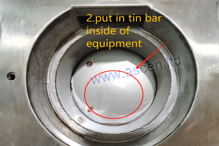 online automatic solder dross separation machine